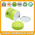 Chinese Factory Green Tea Matcha Gummies Can Airtight Screw Lid Seal Tins