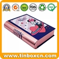 Disney Supplier Book-Shaped Tin Box For Chocolate Candy Factory