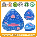Heart shape chocolate gift tin box for Christmas holiday Valentine's Day 