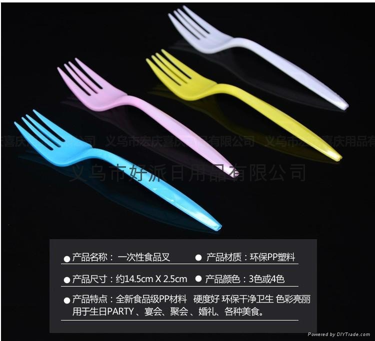 塑料刀叉勺一次性餐具 2