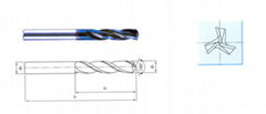 硬質合金三刃鑽