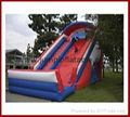 Inflatable slide