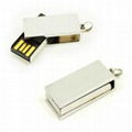 Hot Selling Mini Metal Swivel USB Flash Drive Memory Stick for Promotional 2