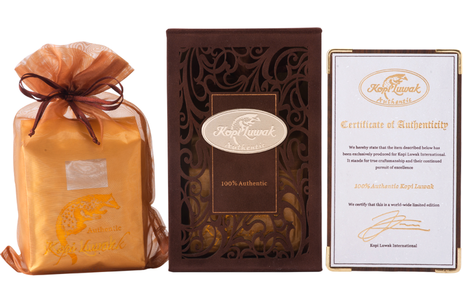 印尼原装kopiluwak麝香猫屎咖啡礼盒