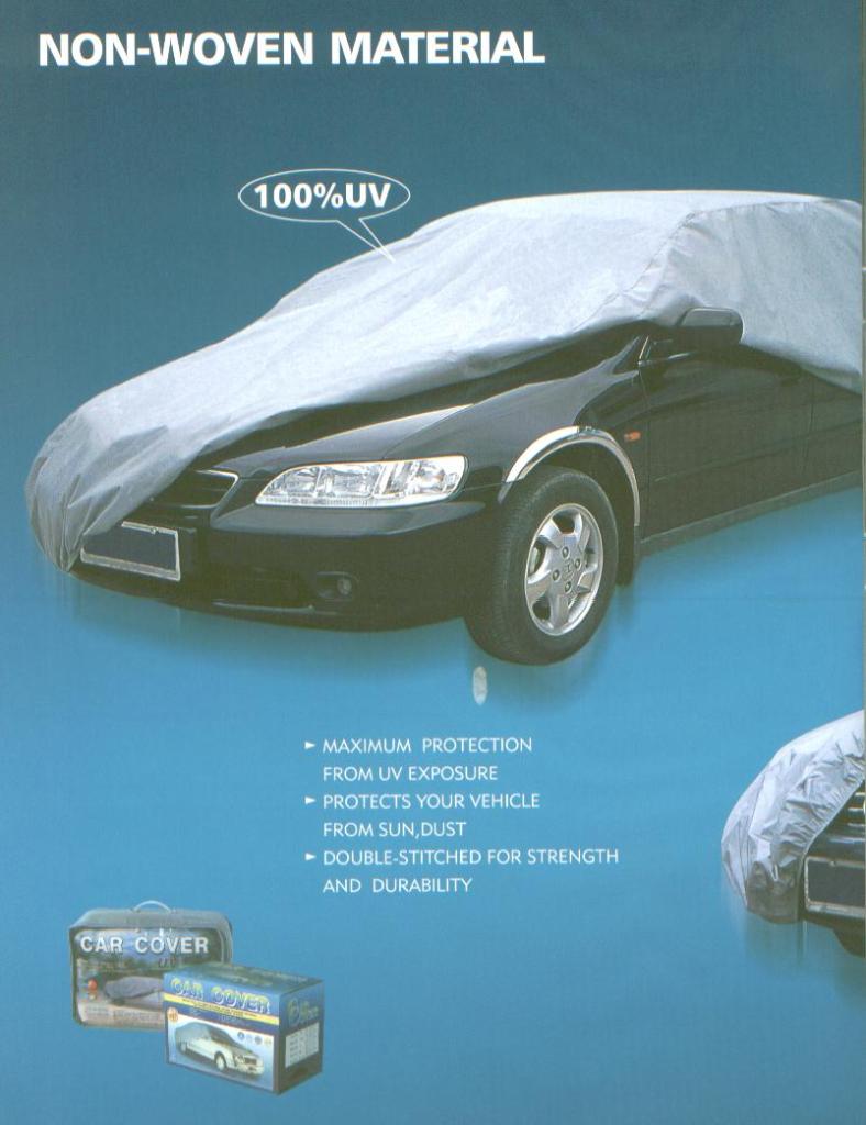 Non-woven material car covers