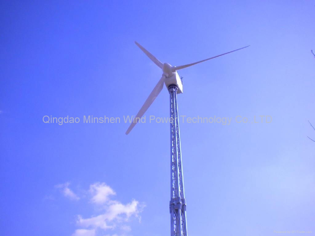 New style 10kw wind turbine 