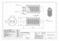 BBI 305-Sb/380-SB Square Base Outdoor Standoff Insulator up to 36kV 2