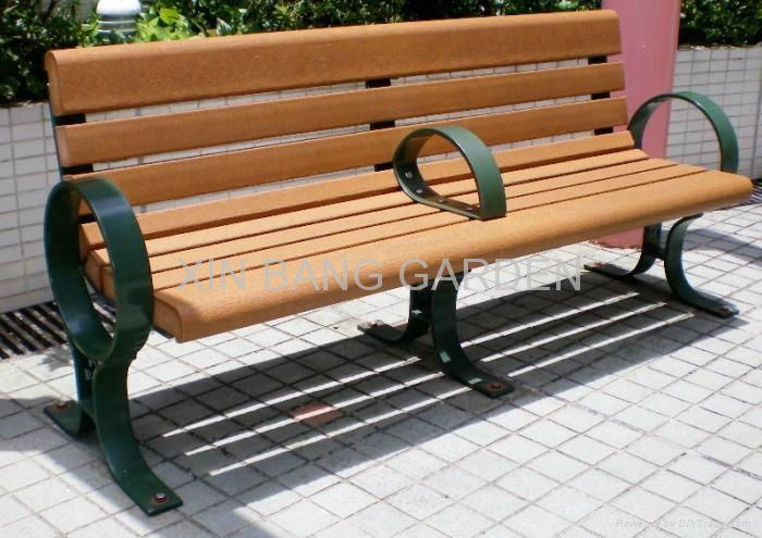 plastic wood benches