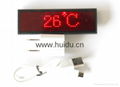 huidu hot sales led name tag for different colors HD-NT48B 2