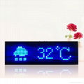 huidu hot sales led name tag for different colors HD-NT48B 3