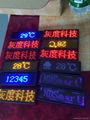 huidu hot sales led name tag for different colors HD-NT48B 5