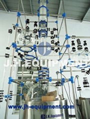 Glass Distillation Unit, for nitric acid concentration