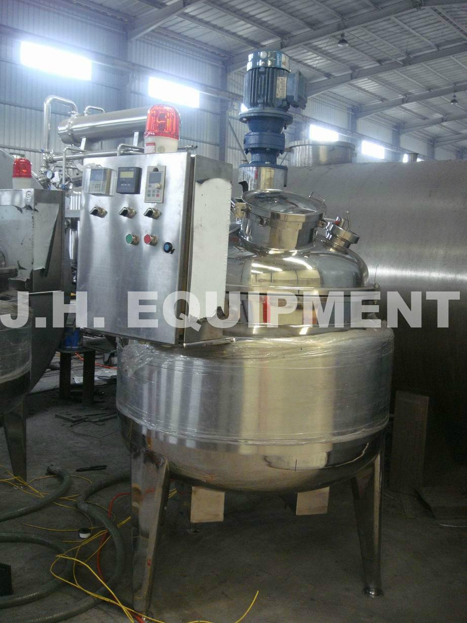 stainless steel reactor with conventional jacket,limpet coil jacket