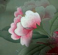 Embroidery silk wallpaper