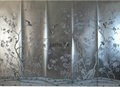 Silver foil wallpaper