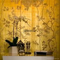 Gold foil wallpaper