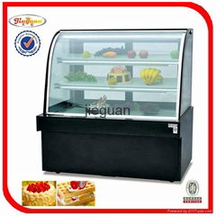 Cake display cooler in China