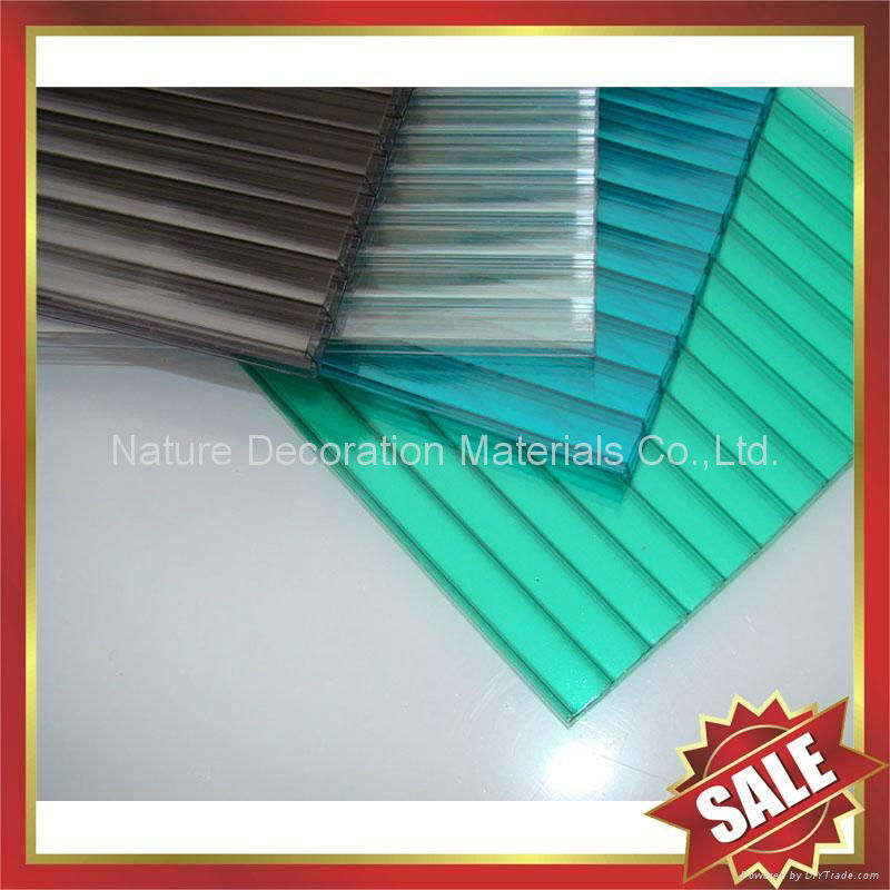 hollow multi wall pc polycarbonate roofing sheet sheeting panel board plate 2