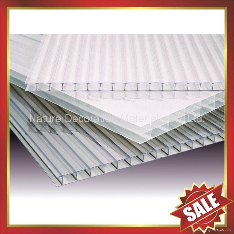 hollow multi wall pc polycarbonate roofing sheet sheeting panel board plate