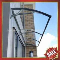 door polycarbonate pc diy aluminium awning canopy canopies sun rain shelter