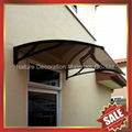 door polycarbonate pc diy aluminium awning canopy canopies sun rain shelter 2