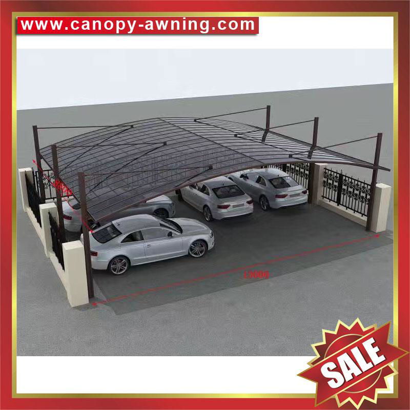 parking polycarbonate pc aluminum aluminum alloy carport car port shelter canopy 5