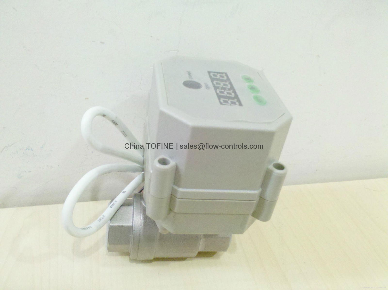 Timer control motorized ball valves in China  4