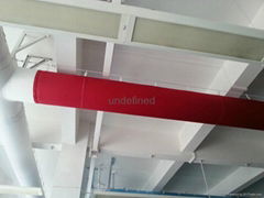 Air conditioning textile ducts