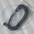 Paintball Coiled Remote Hose with slide