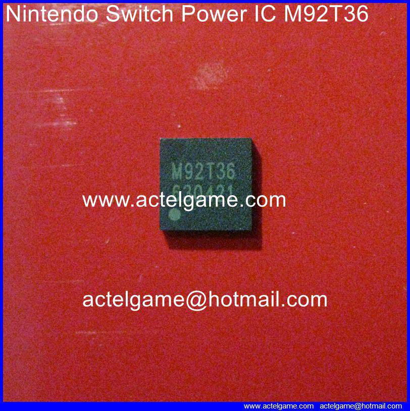 Nintendo Switch IC M92T36 M92T17 M92T55 M92T18 BQ24193 PI3USB30532Z repair parts 2