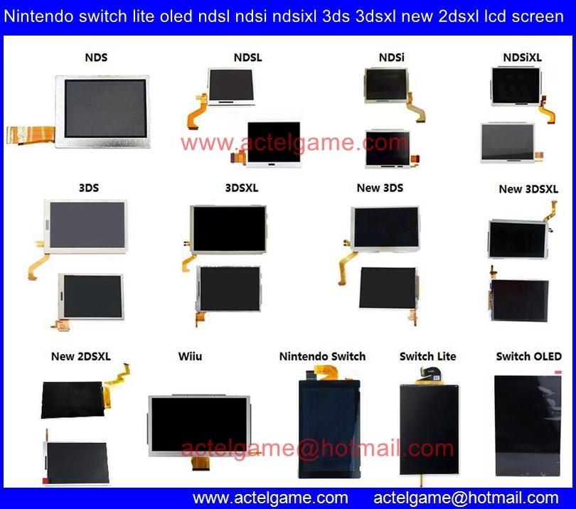 Nintendo Switch OLED Lite NS New 3DSLL NDSill lcd screen repair parts 4