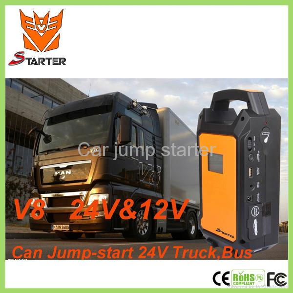 36000mAh Emergency start 24v Diesel and gasoline multi-function car jump starter 4