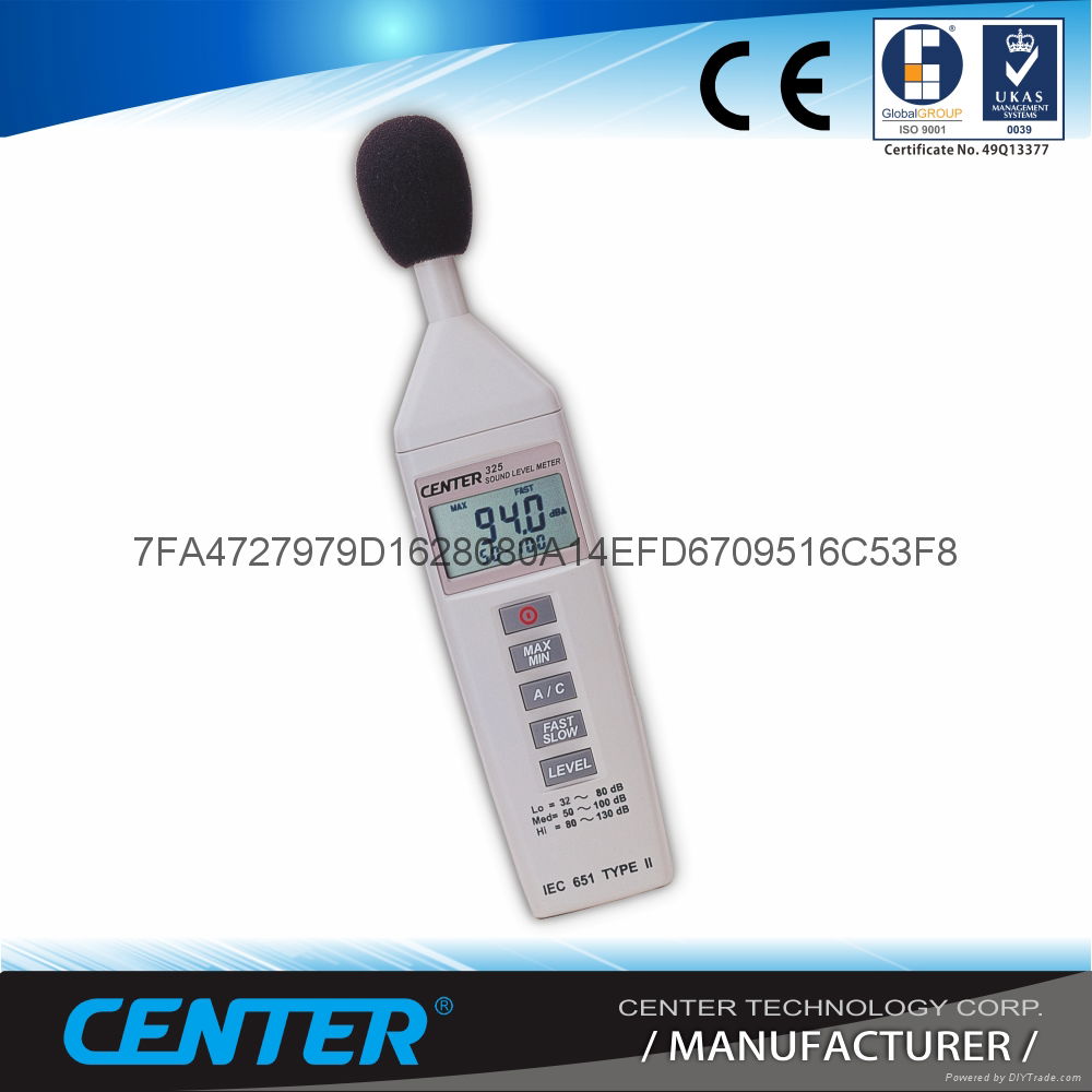 CENTER 325-Sound Level Meter