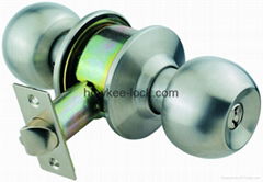 cylindrical knob lock