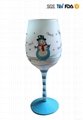 Handpaint Wine Glass