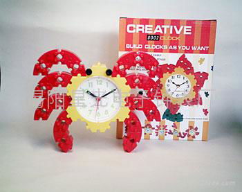 Building Block Assembled Alarm Clock