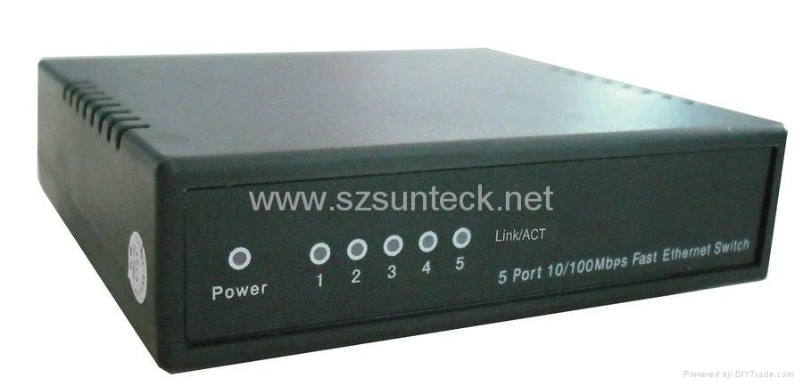 5 port 10/100Mbps Fast Ethernet Switch