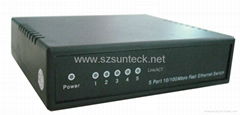 5 port 10/100Mbps Fast Ethernet Switch 