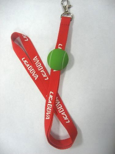 pvc ball lanyard