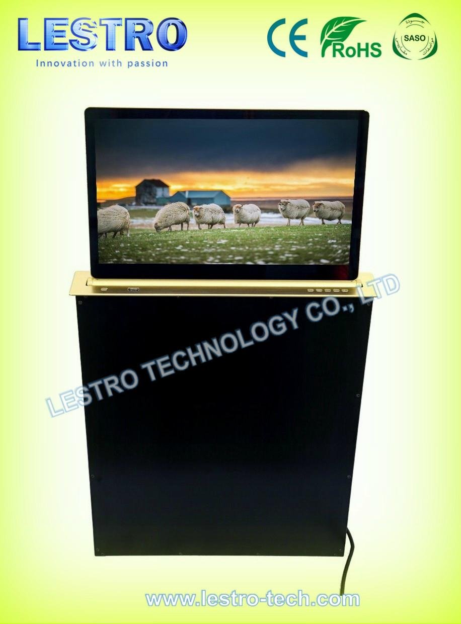 Ultra Slim LCD Monitor Lift, Smart Convertible Flat Panel Desk Solution 2