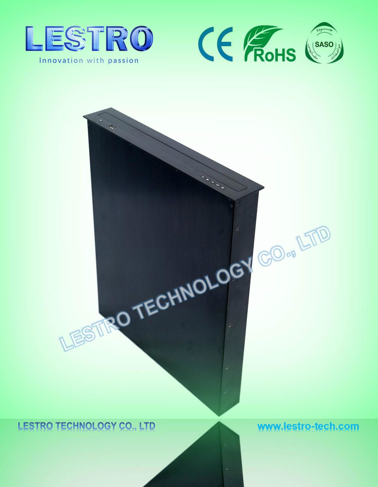 Ultra Slim LCD Monitor Lift, Smart Convertible Flat Panel Desk Solution 5