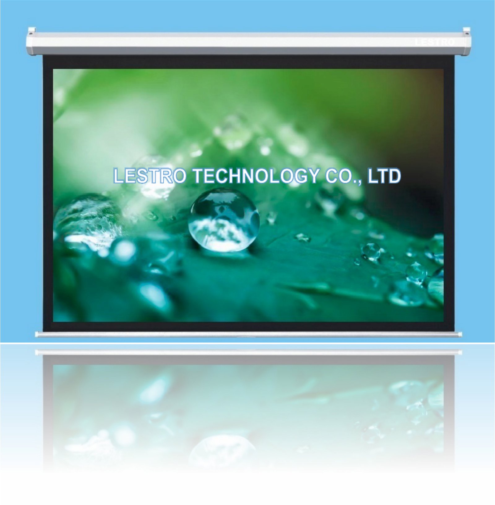 Lestro Convenient and Sleek Electric Projection Screen 3