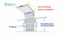 天花電動電視機支架