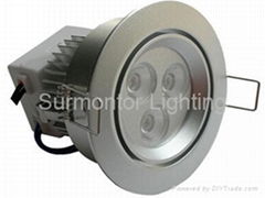 LED Downlight 3x3W/3x1W