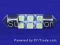 6 SMD3528 LED's Festoon Bulb 31mm