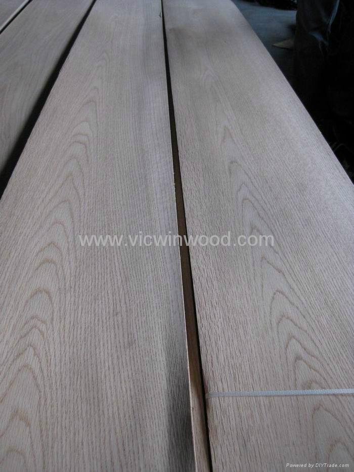 natural white oak wood veneer sheet