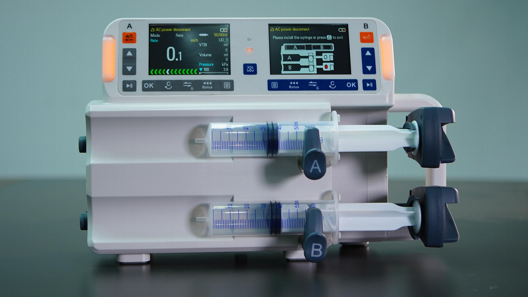 double channel syringe pump 2