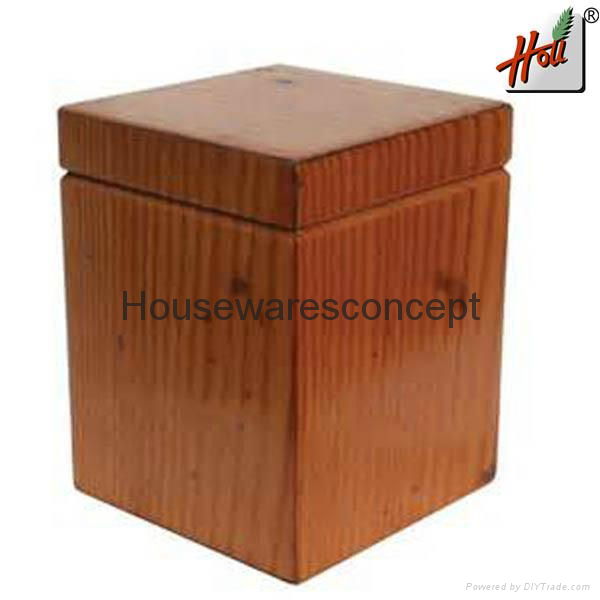 Wood pet urn for cat 3