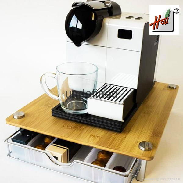 wholesale Nestle K-cup capsules holder with glass for coffee machine HCGB8573 5