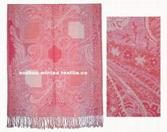 2016 Finest woolen jacquard scarf